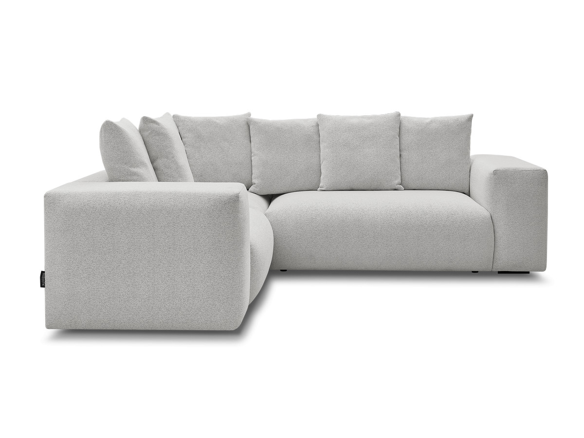 VOLTAIRE modulaire vaste hoekbank met 1 2-zits fauteuil, 1 hoek- en 1 1-zits fauteuil in gemêleerde stof