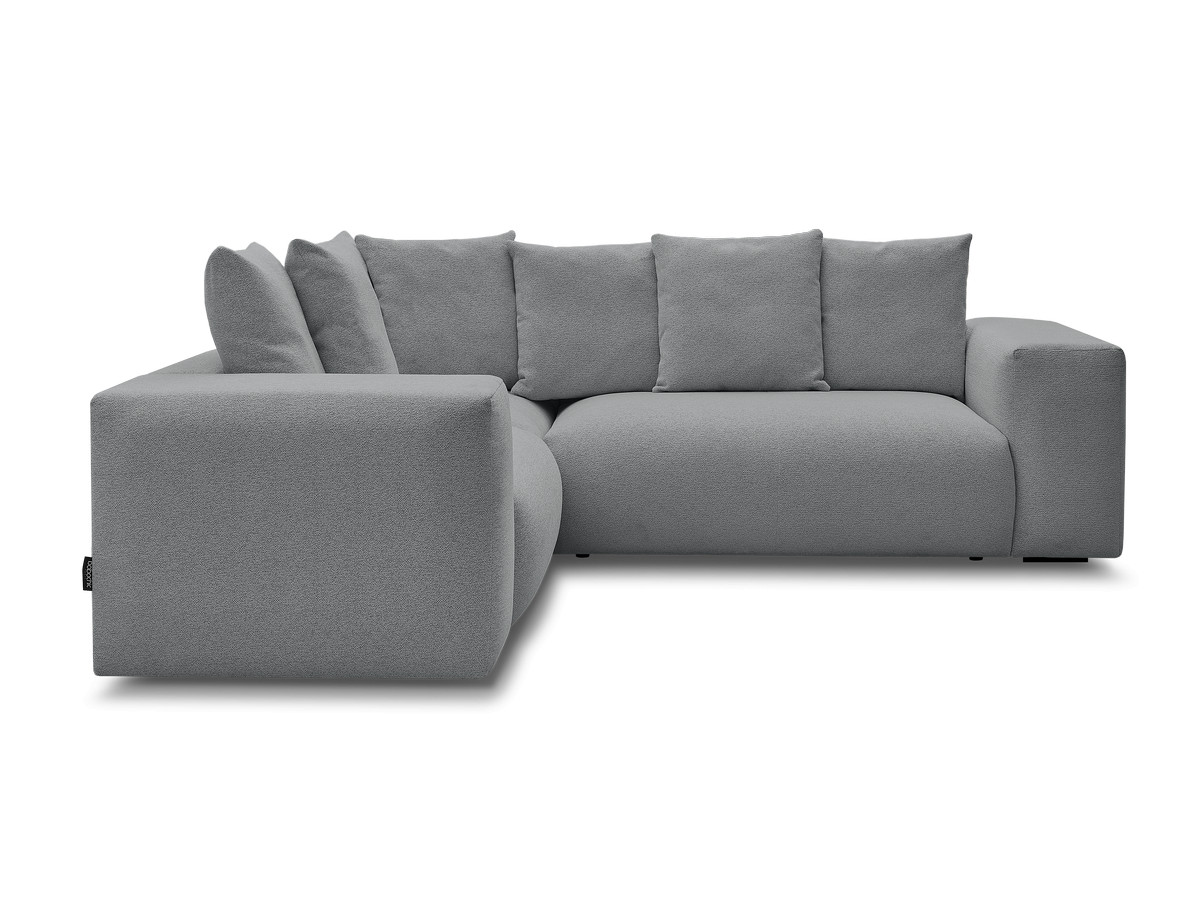 VOLTAIRE modulaire vaste hoekbank met 1 2-zits fauteuil, 1 hoek- en 1 1-zits fauteuil in gemêleerde stof