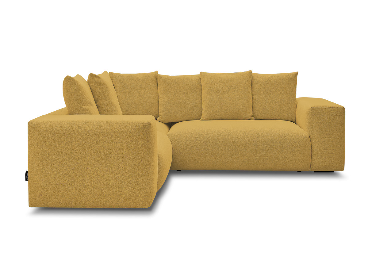 VOLTAIRE modulaire vaste hoekbank met 1 2-zits fauteuil, 1 hoek- en 1 1-zits fauteuil in gemêleerde stof