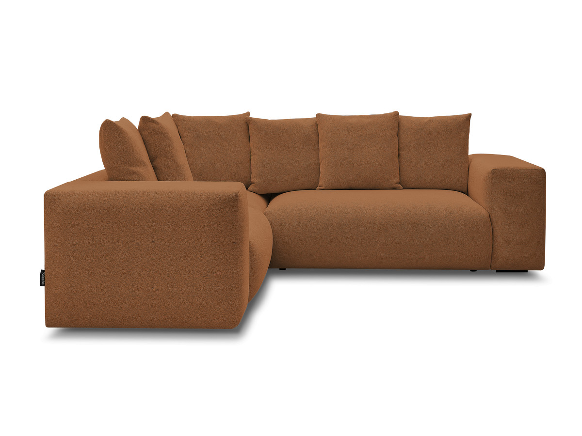 VOLTAIRE modulaire vaste hoekbank met 1 2-zits fauteuil, 1 hoek- en 1 1-zits fauteuil in gemêleerde stof