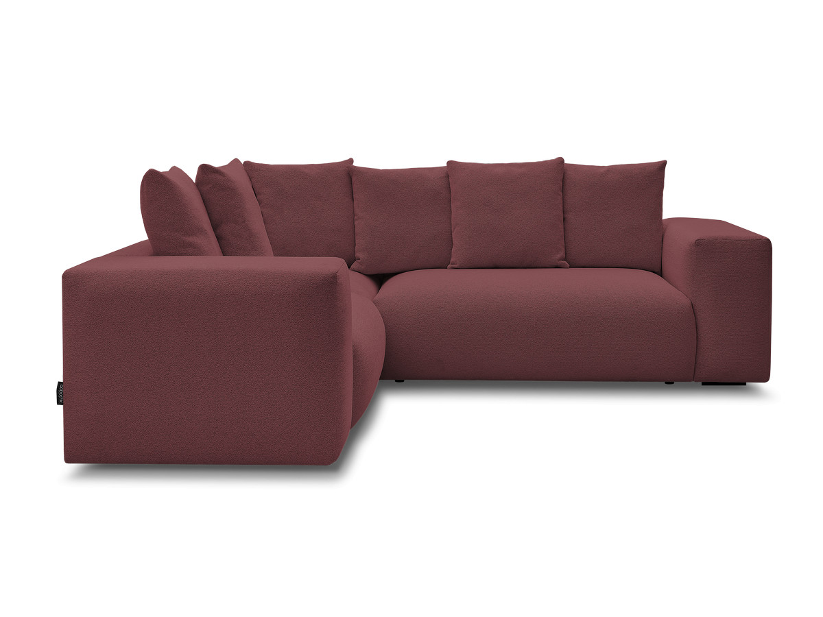 VOLTAIRE modulaire vaste hoekbank met 1 2-zits fauteuil, 1 hoek- en 1 1-zits fauteuil in gemêleerde stof