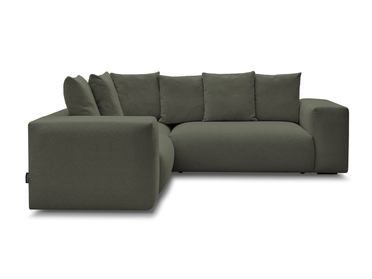 VOLTAIRE modulaire vaste hoekbank met 1 2-zits fauteuil, 1 hoek- en 1 1-zits fauteuil in gemêleerde stof