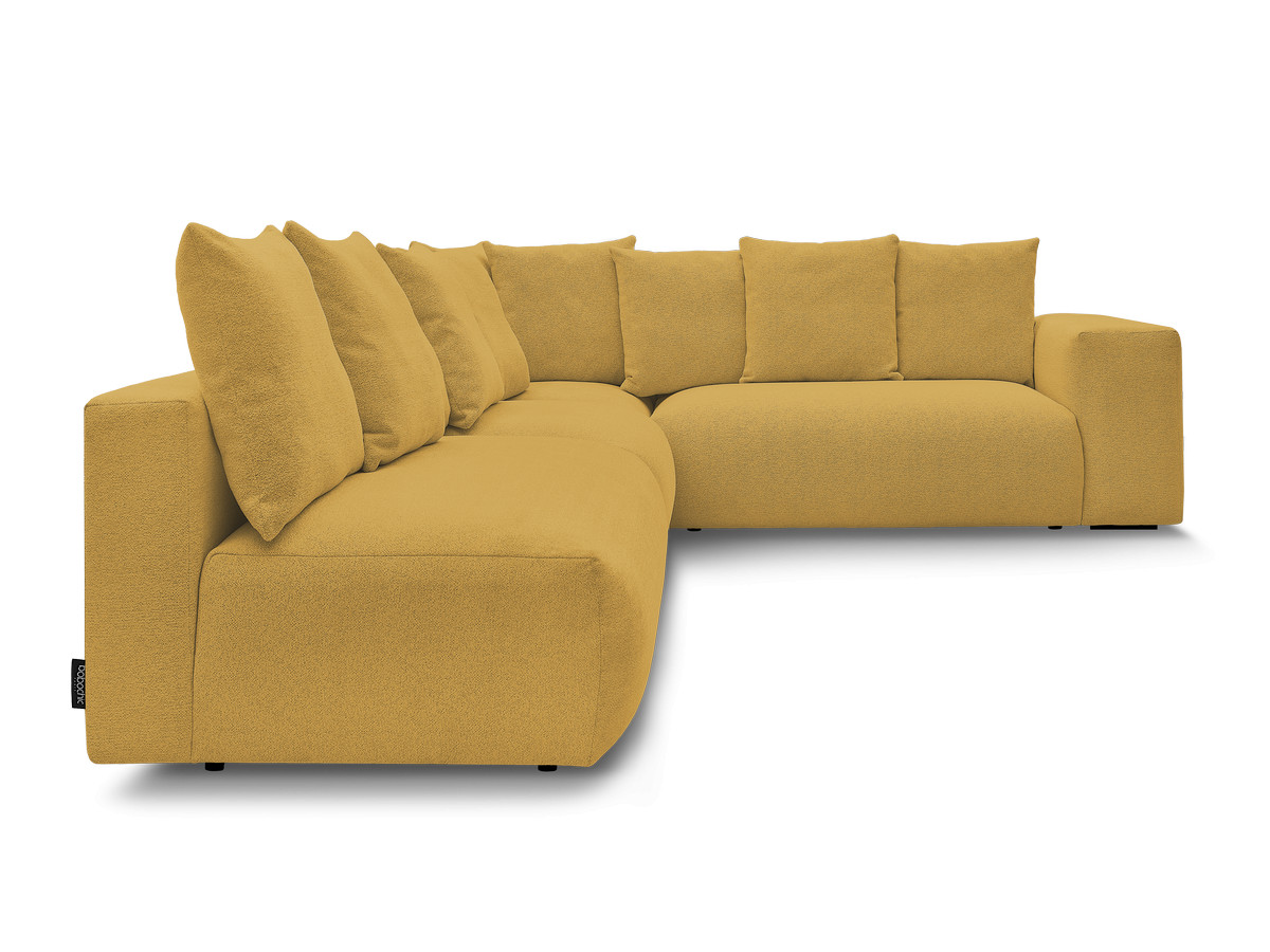 Canapé d'angle modulable VOLTAIRE jaune — vue 6