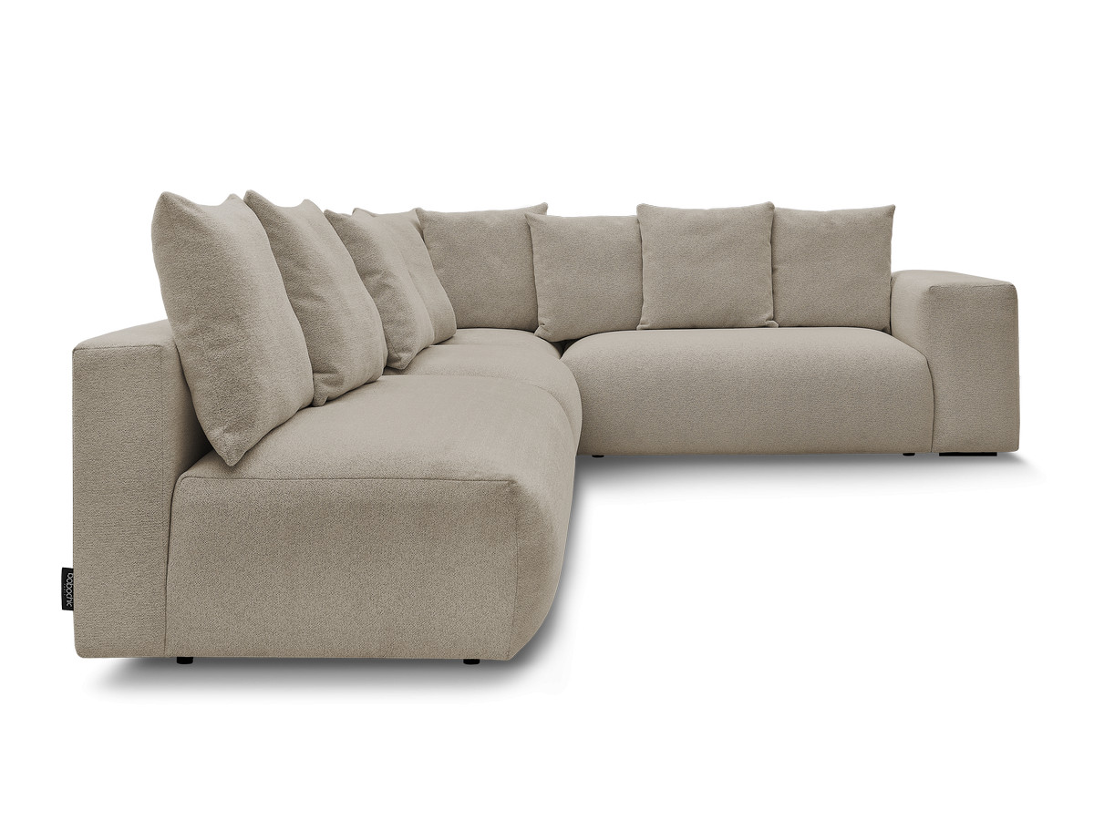 Canapé d'angle modulable VOLTAIRE taupe — vue 6