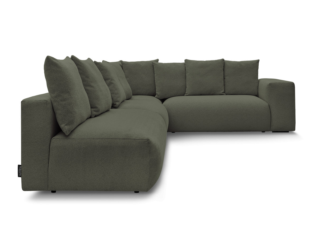 Canapé d'angle modulable VOLTAIRE vert — vue 6