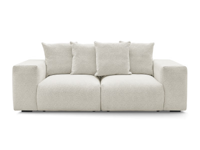 Canapé droit fixe modulable VOLTAIRE tissu chiné