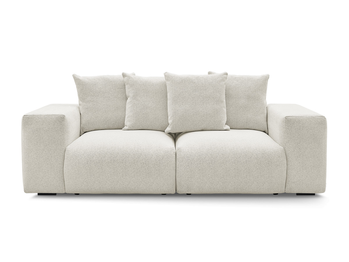 Canapé droit fixe modulable VOLTAIRE tissu chiné