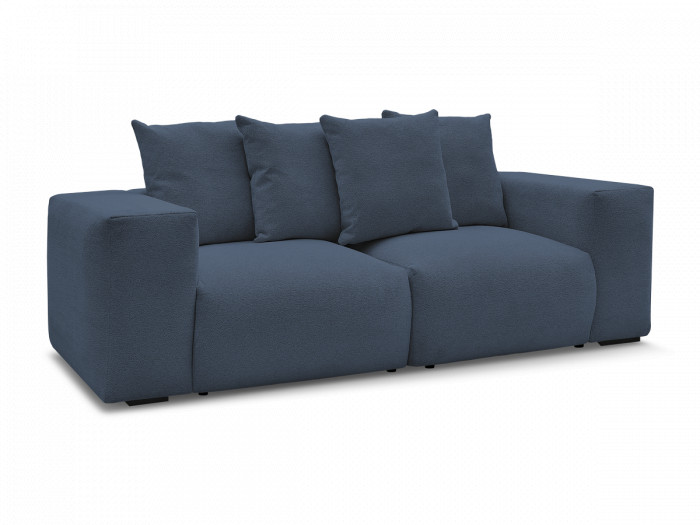 Canapé droit fixe modulable VOLTAIRE tissu chiné