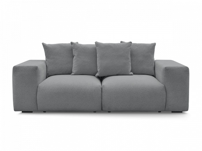 Canapé droit fixe modulable VOLTAIRE tissu chiné