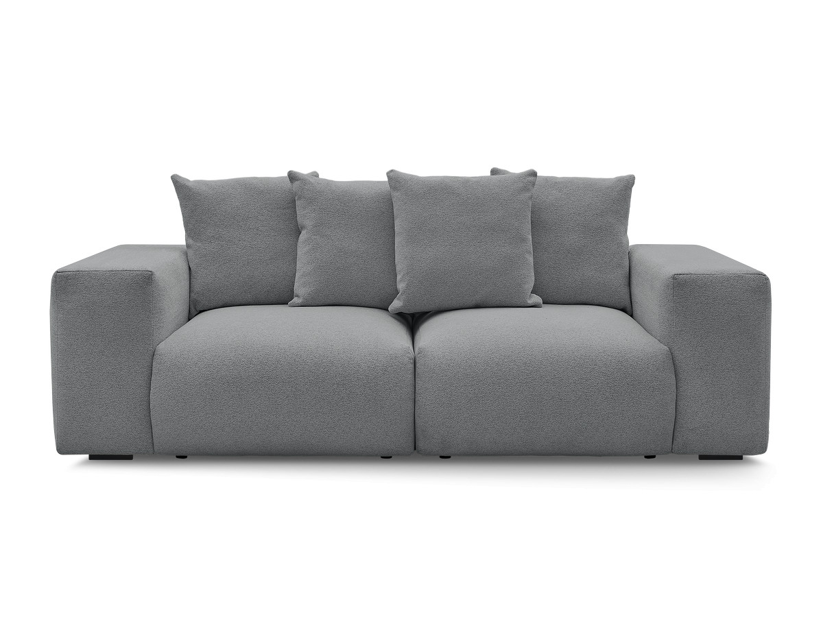 Canapé droit fixe modulable VOLTAIRE tissu chiné