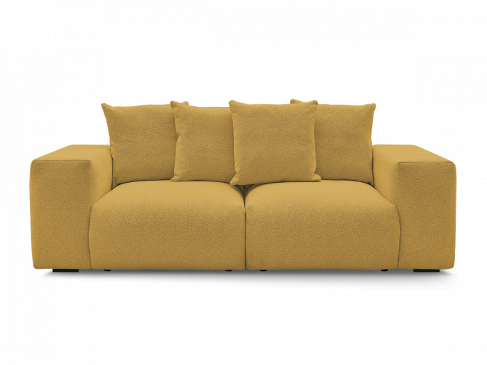 Canapé droit fixe modulable VOLTAIRE tissu chiné