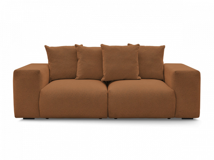 Canapé droit fixe modulable VOLTAIRE tissu chiné