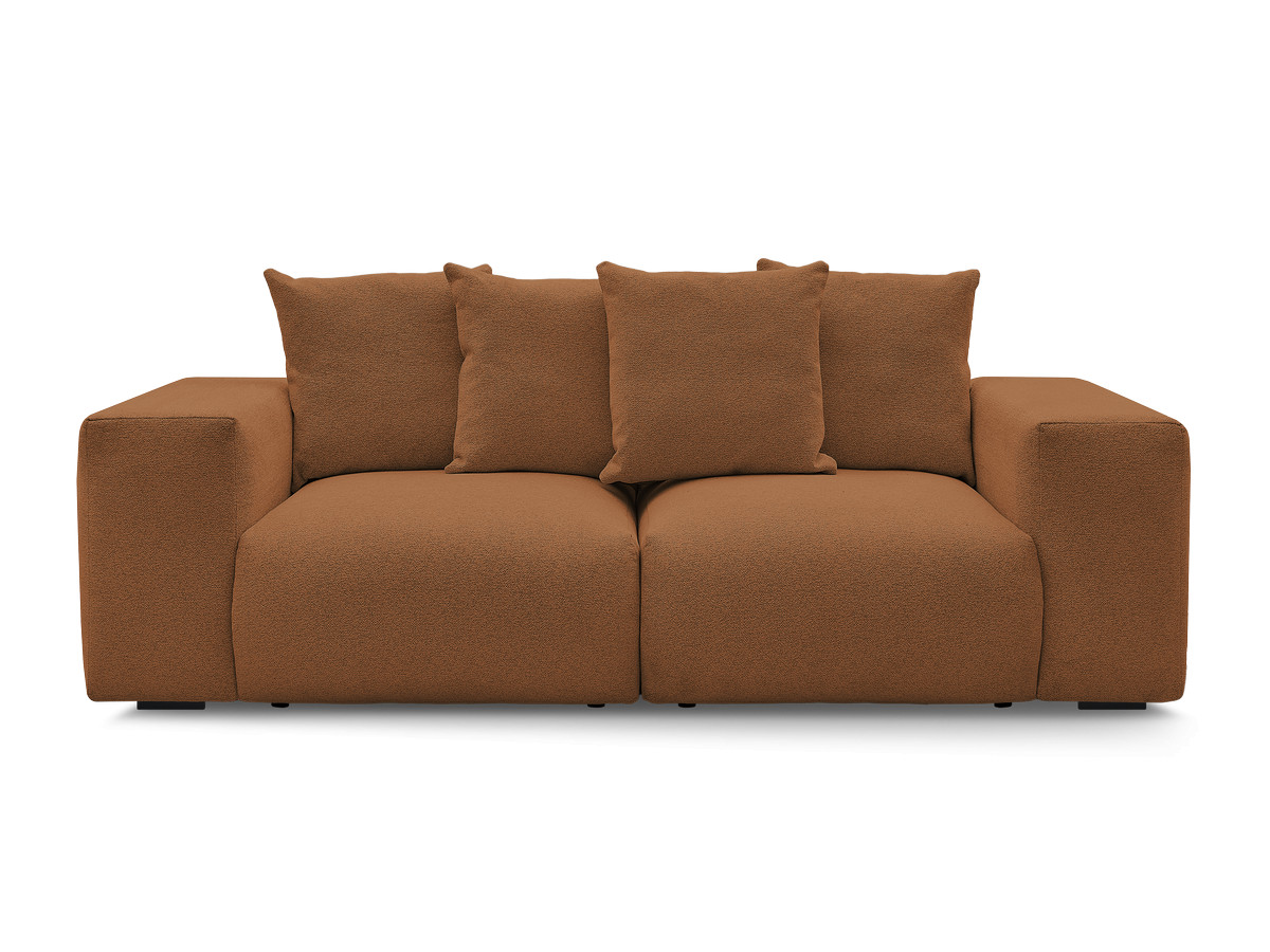 Canapé droit fixe modulable VOLTAIRE tissu chiné