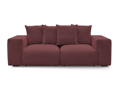 Canapé droit fixe modulable VOLTAIRE tissu chiné