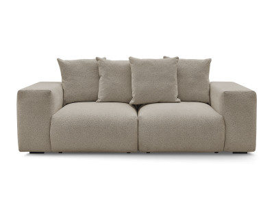 Canapé droit fixe modulable VOLTAIRE tissu chiné