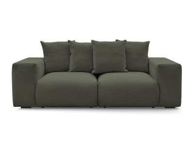 Canapé droit fixe modulable VOLTAIRE tissu chiné