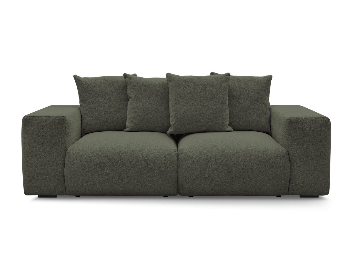 Canapé droit fixe modulable VOLTAIRE tissu chiné