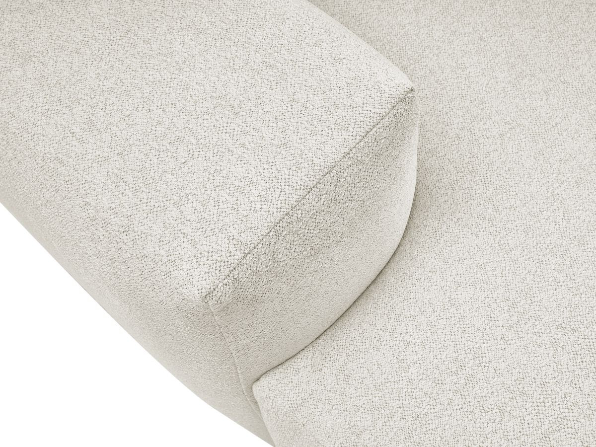 Canapé droit 4 places VOLTAIRE assise profonde chiné blanc — vue 5