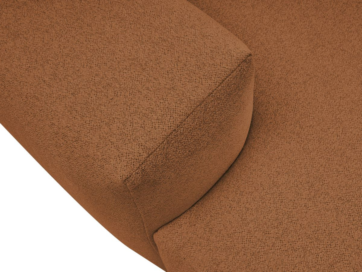 Canapé droit 4 places VOLTAIRE assise profonde chiné orange — vue 6