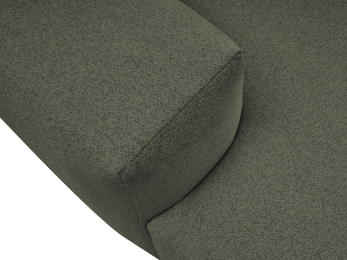 Canapé droit 4 places VOLTAIRE assise profonde chiné vert — vue 5