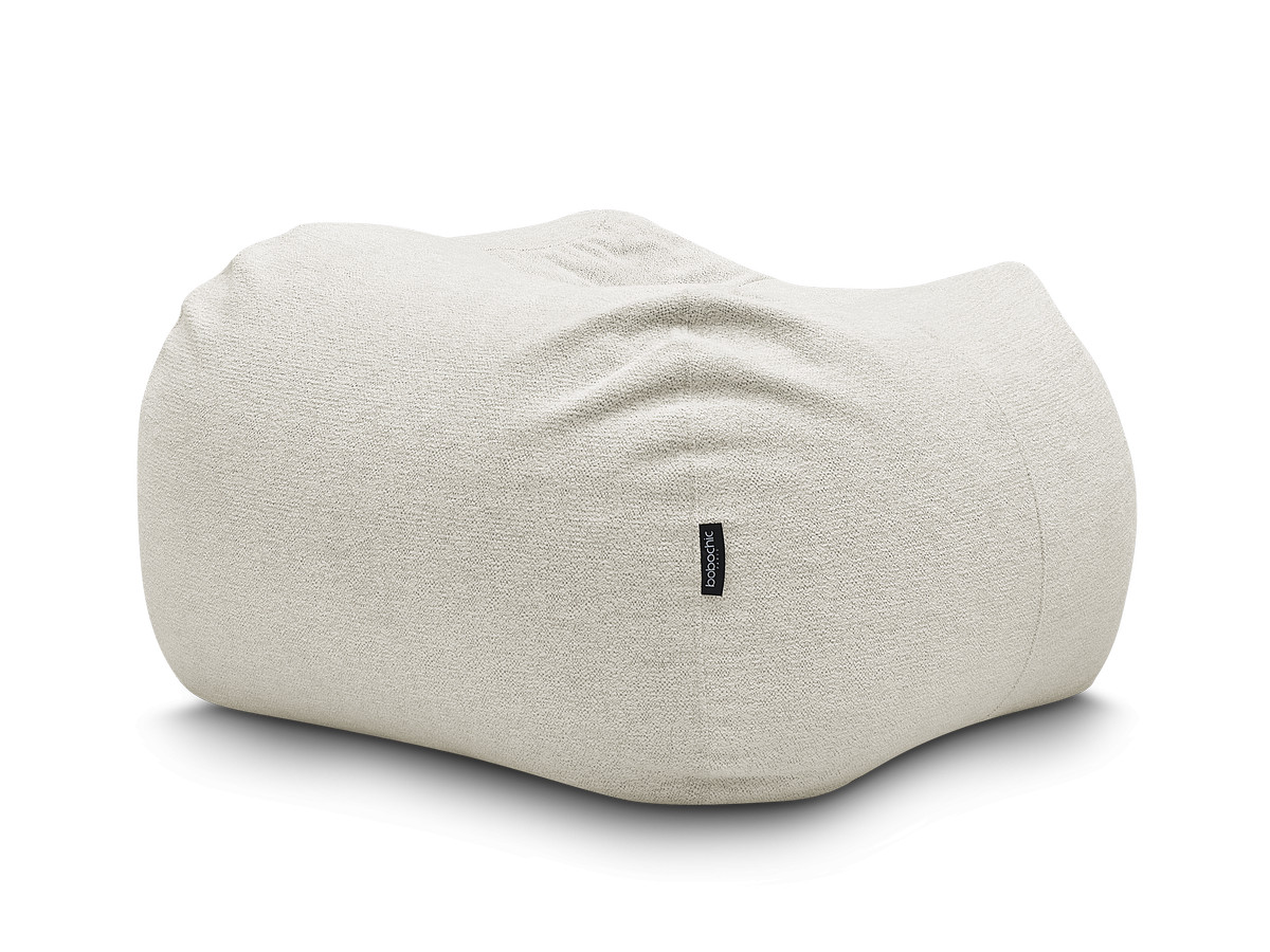 Pouf ultra moelleux VOLTAIRE tissu chiné