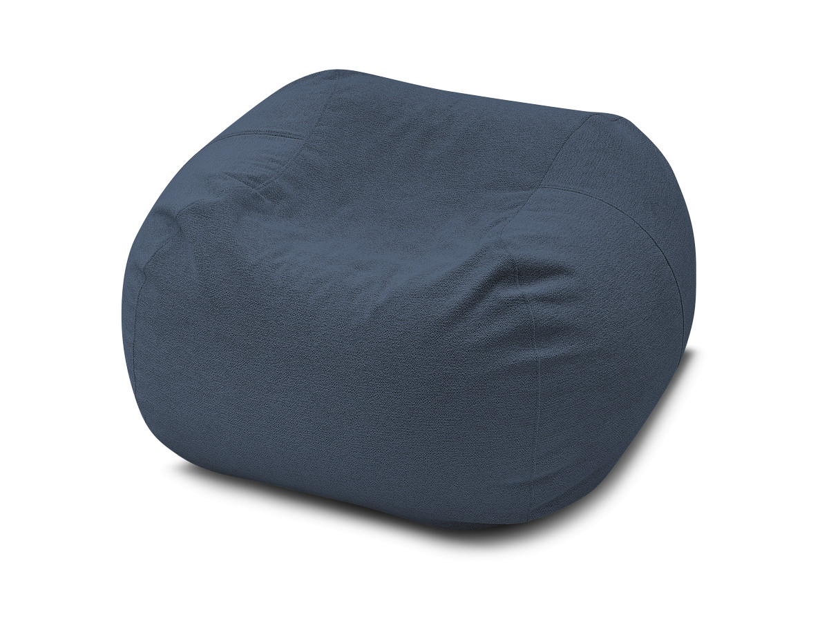 Pouf ultra moelleux VOLTAIRE tissu chiné