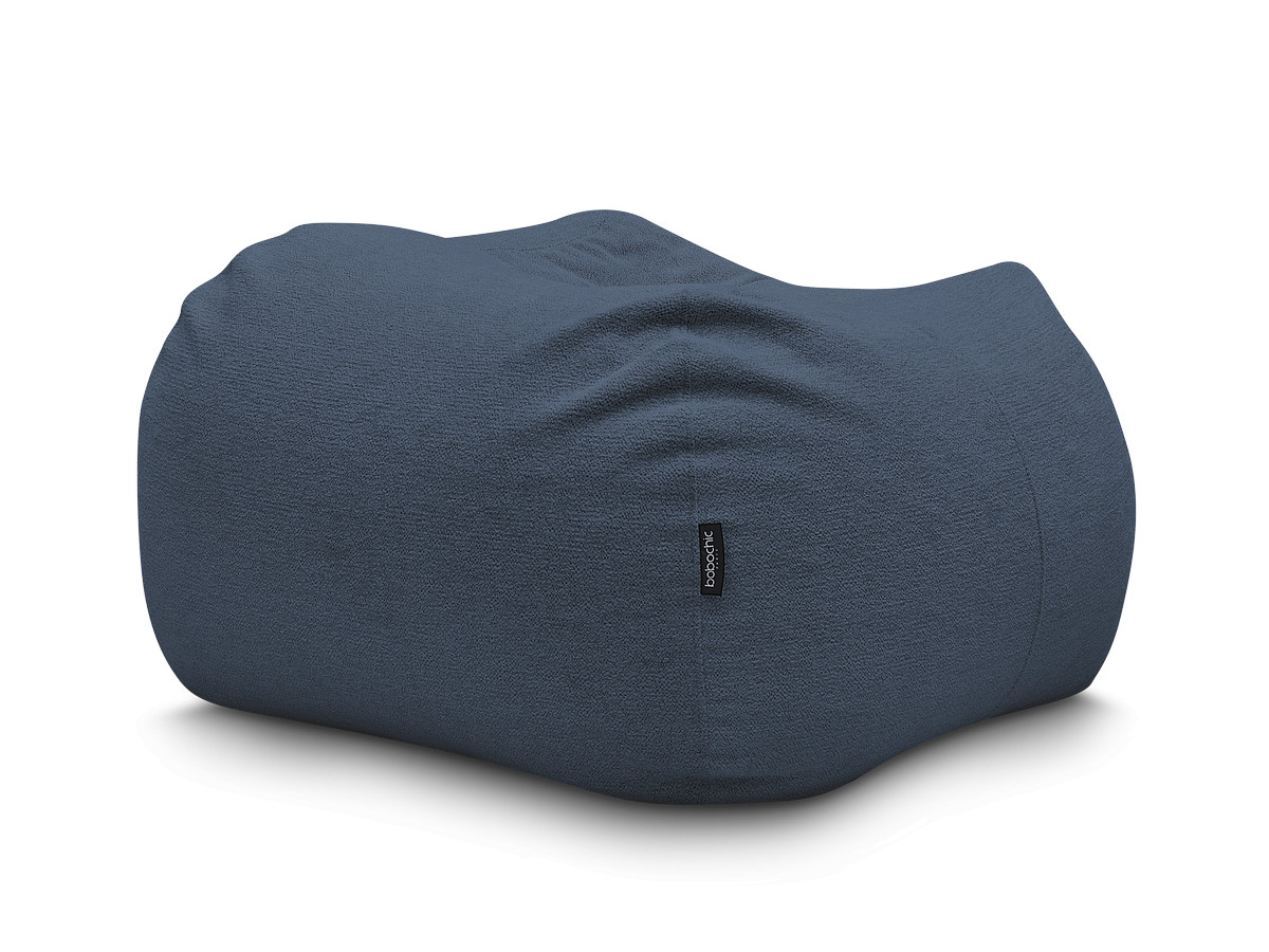 Pouf ultra moelleux VOLTAIRE tissu chiné