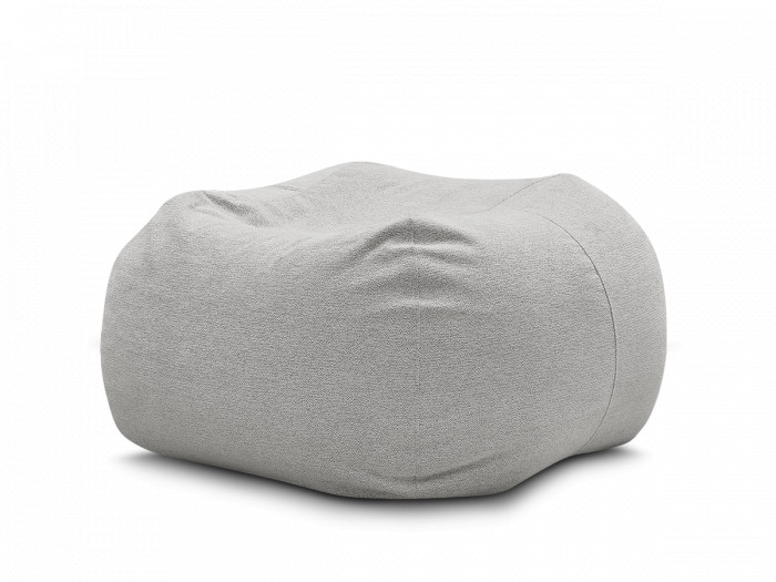 Pouf ultra moelleux VOLTAIRE tissu chiné