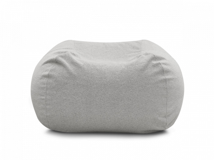 Pouf ultra moelleux VOLTAIRE tissu chiné