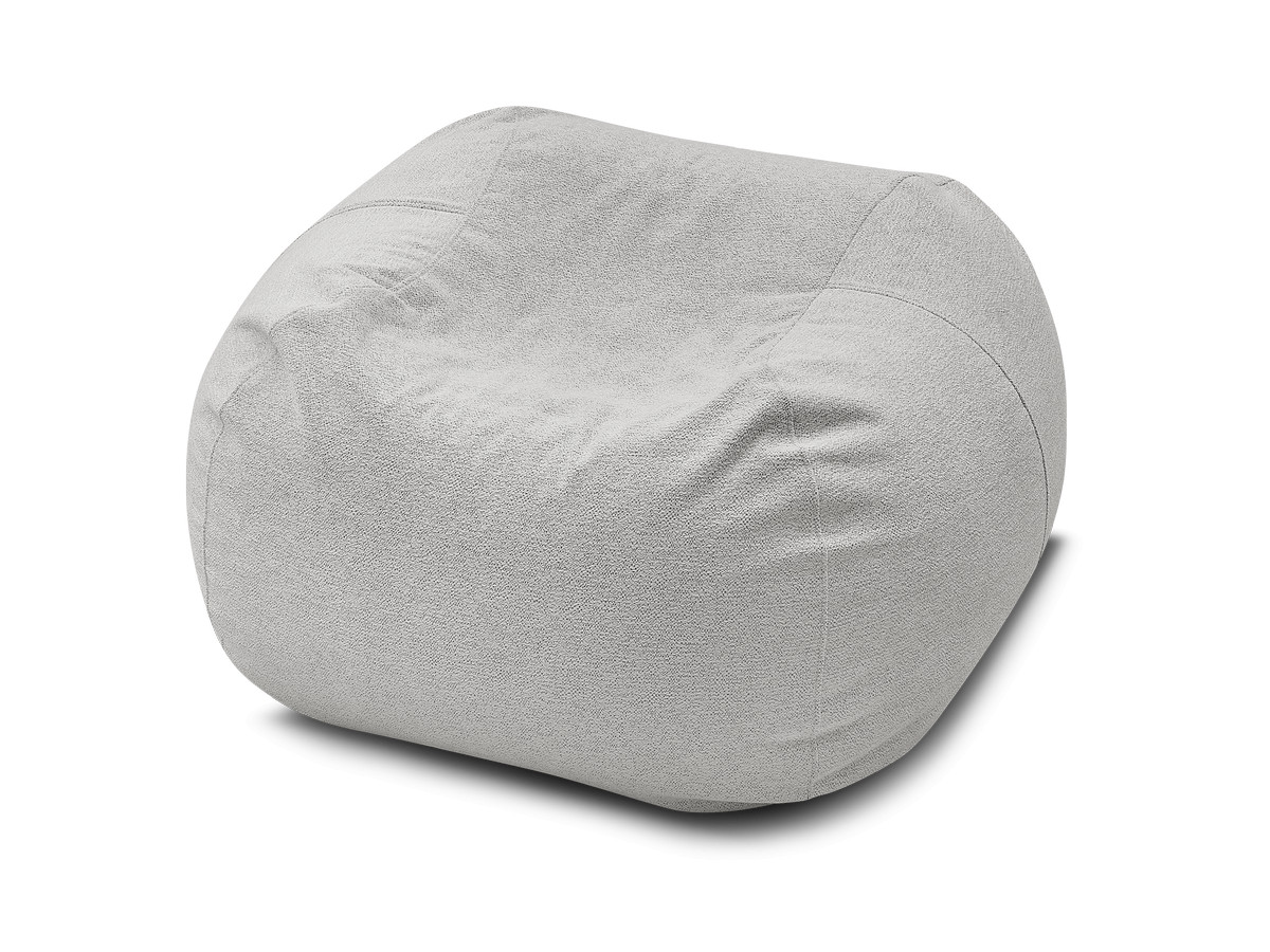 Pouf ultra moelleux VOLTAIRE tissu chiné