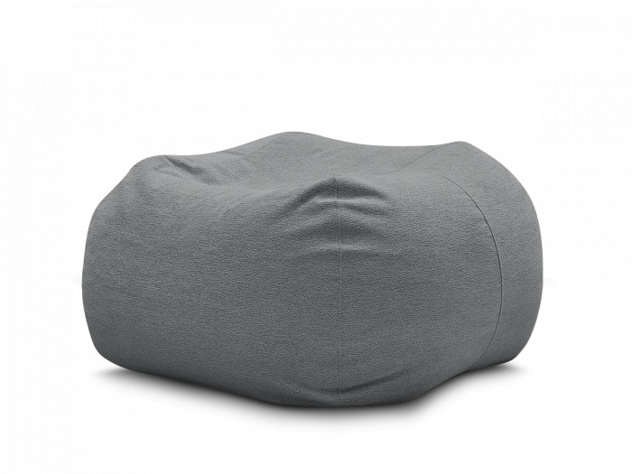 Pouf ultra moelleux VOLTAIRE tissu chiné