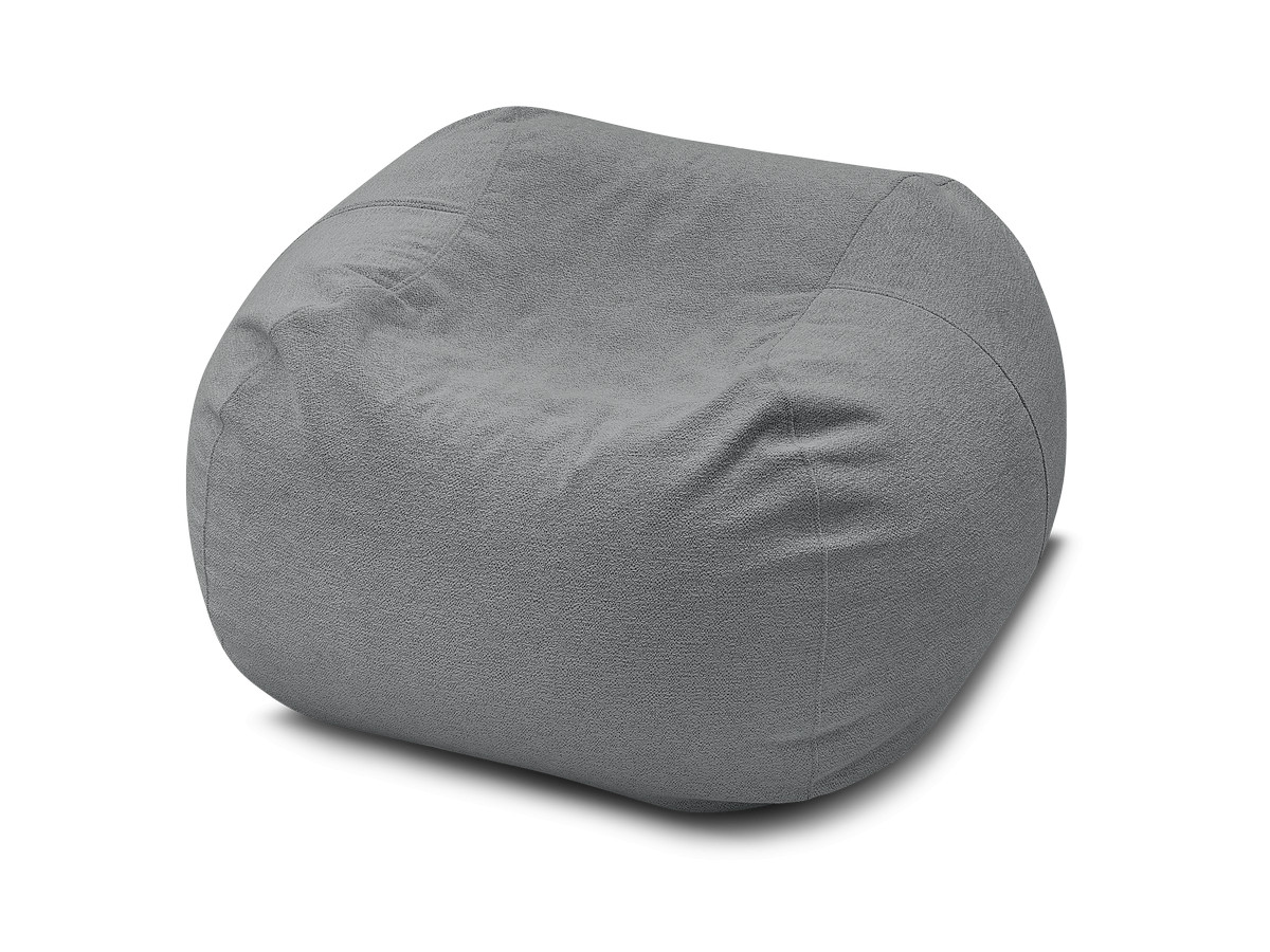 Pouf ultra moelleux VOLTAIRE tissu chiné