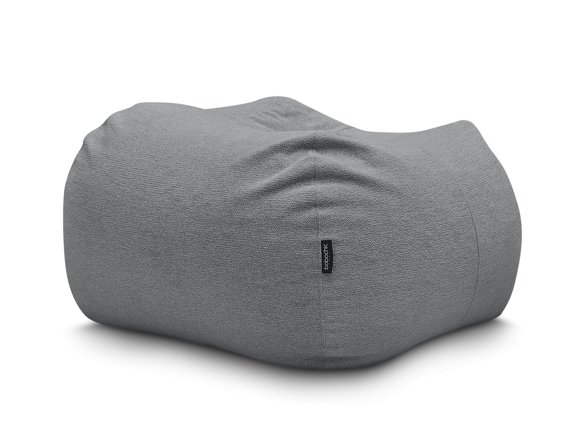Pouf ultra moelleux VOLTAIRE tissu chiné