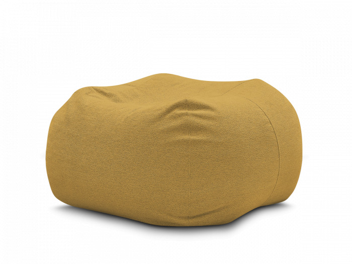 Pouf ultra moelleux VOLTAIRE tissu chiné