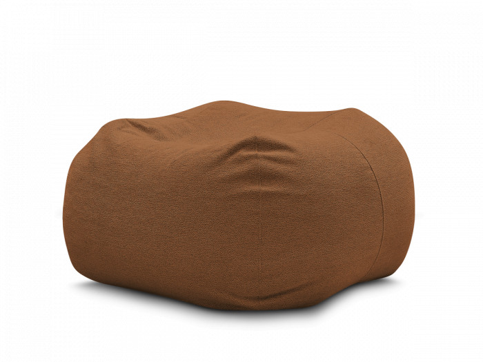 Pouf ultra moelleux VOLTAIRE tissu chiné
