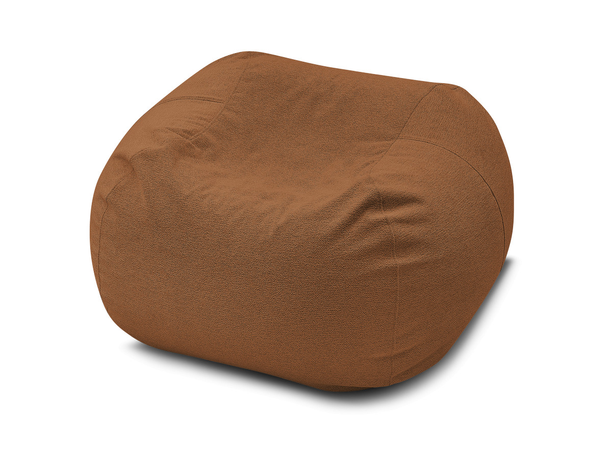 Pouf ultra moelleux VOLTAIRE tissu chiné