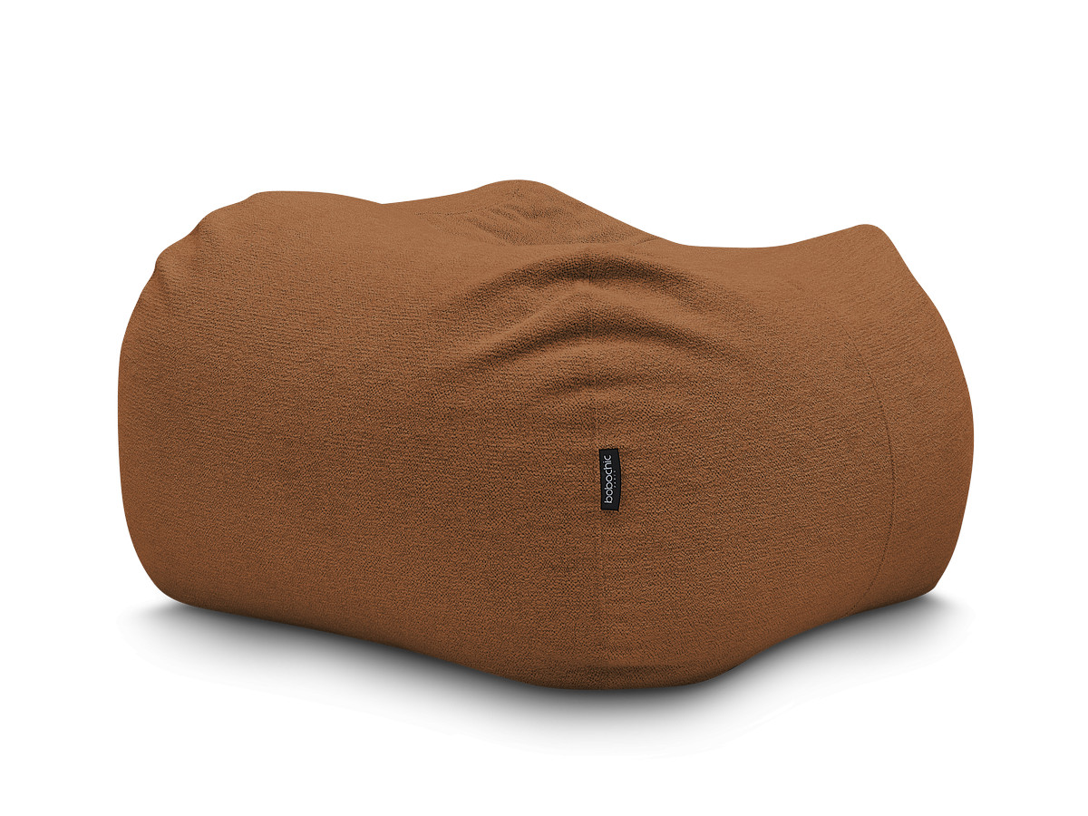 Pouf ultra moelleux VOLTAIRE tissu chiné