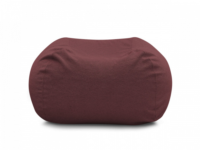 Pouf ultra moelleux VOLTAIRE tissu chiné