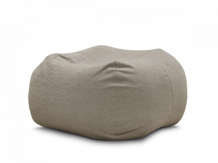 Pouf ultra moelleux VOLTAIRE tissu chiné