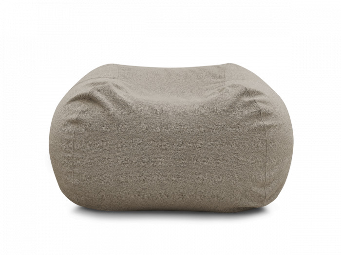 Pouf ultra moelleux VOLTAIRE tissu chiné