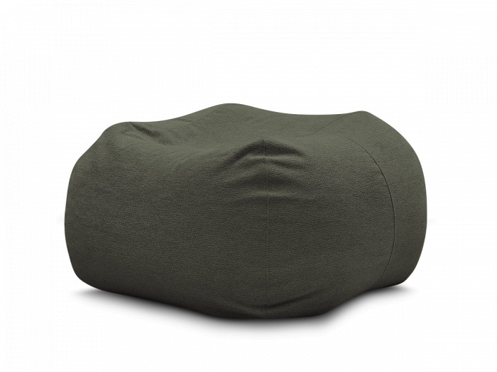 Pouf ultra moelleux VOLTAIRE tissu chiné