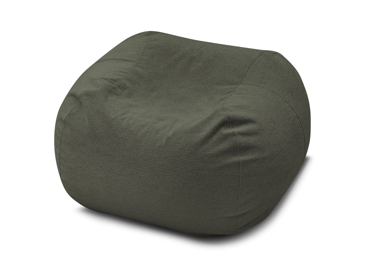 Pouf ultra moelleux VOLTAIRE tissu chiné