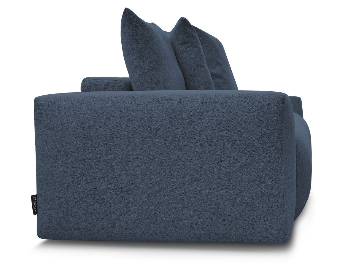 Canapé droit fixe 3 places VOLTAIRE tissu chiné