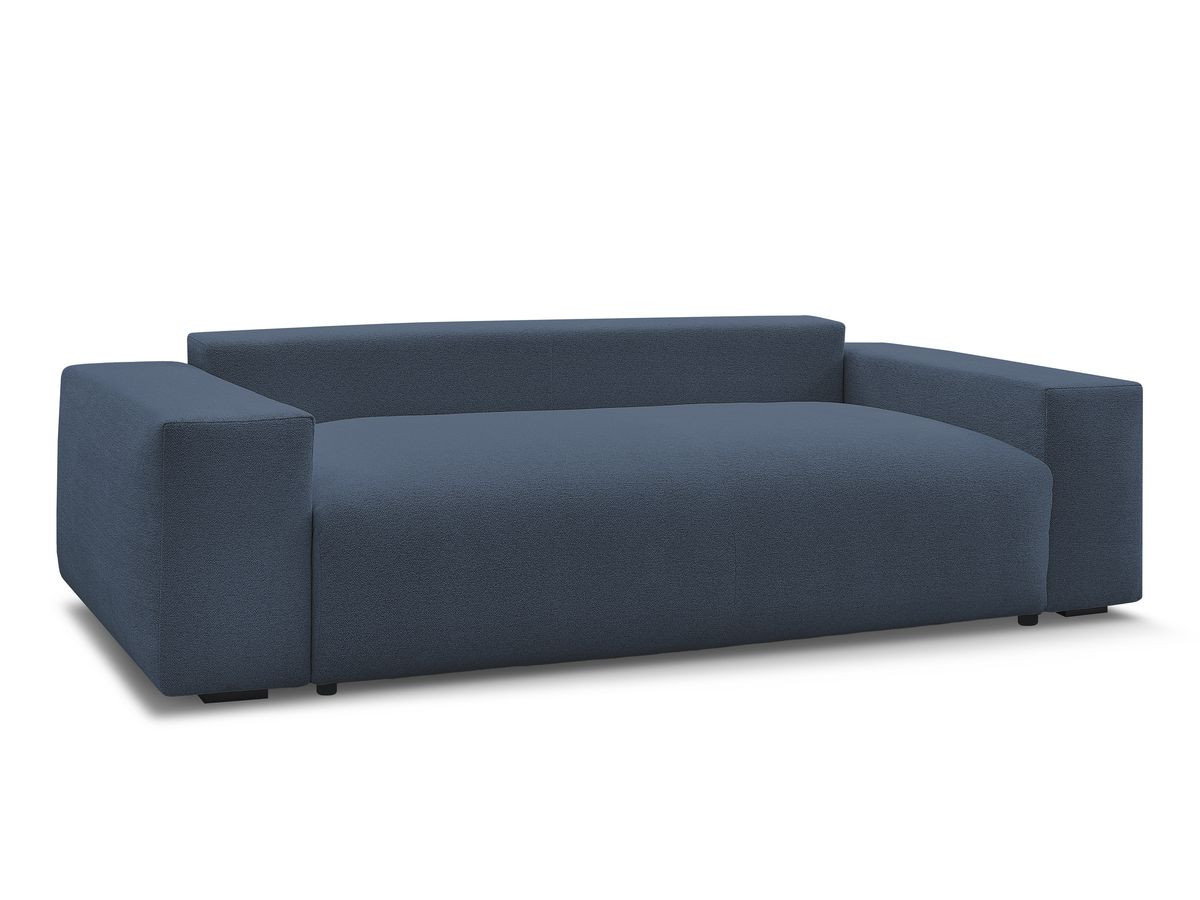Canapé droit fixe 3 places VOLTAIRE tissu chiné