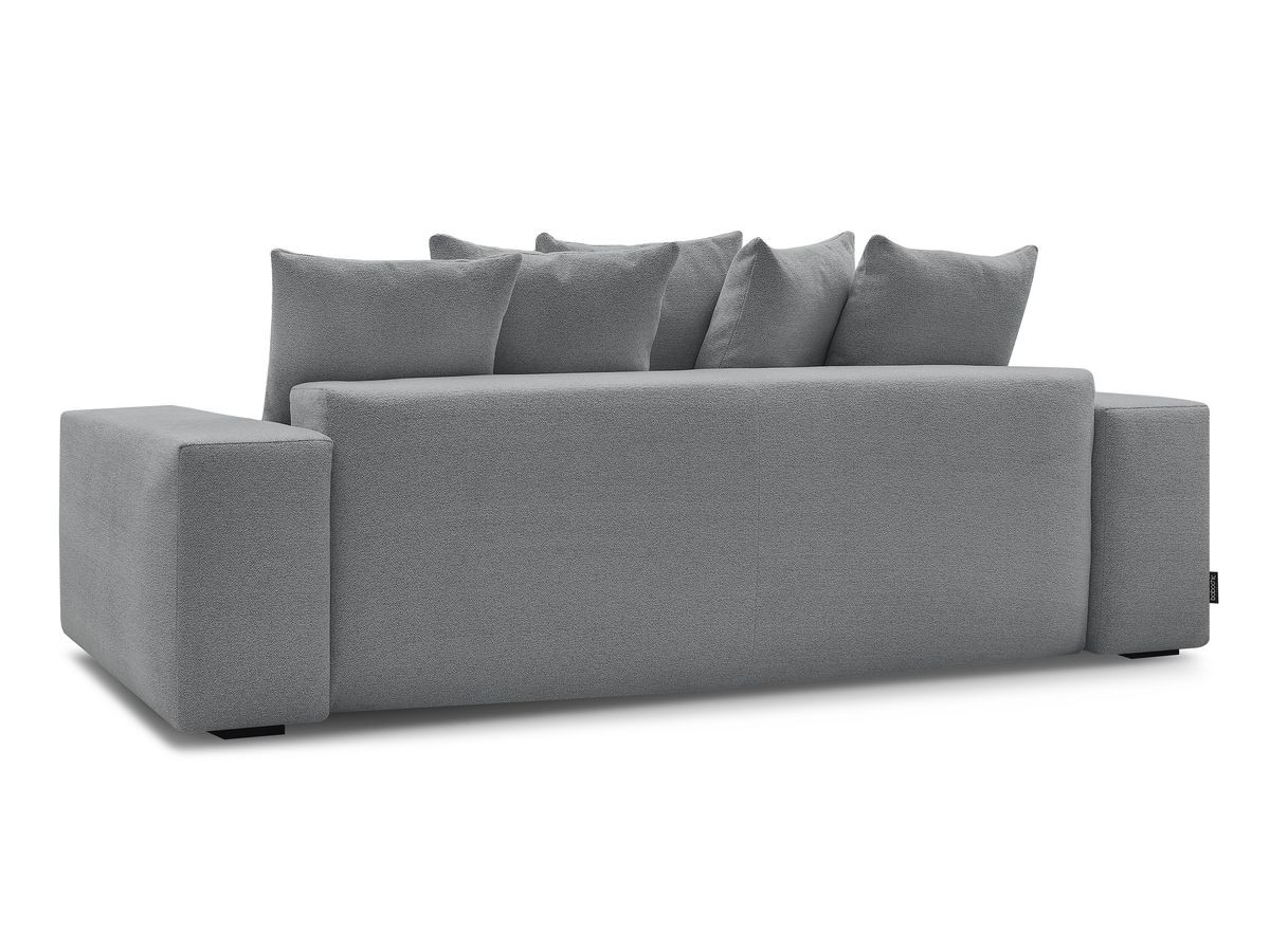 Canapé droit fixe 3 places VOLTAIRE tissu chiné