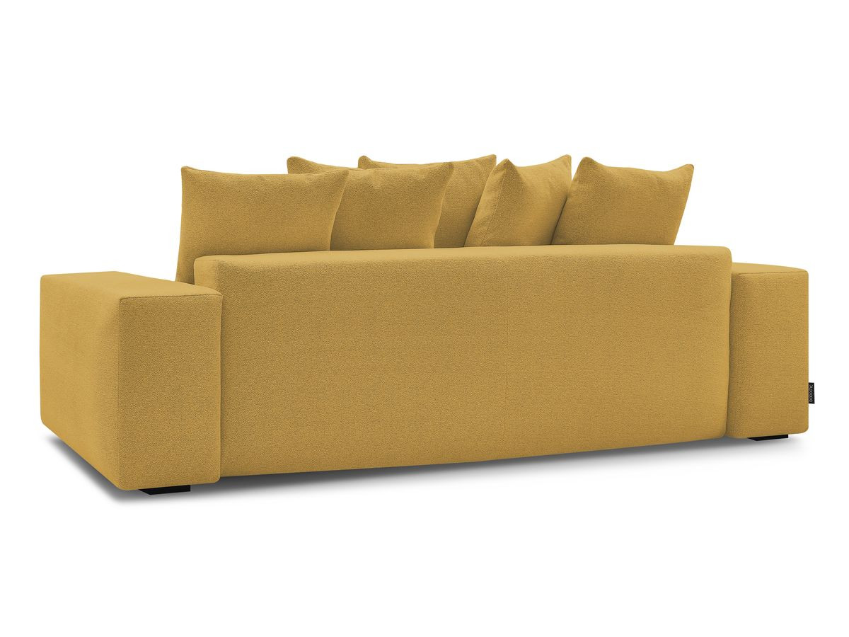 Canapé droit fixe 3 places VOLTAIRE tissu chiné
