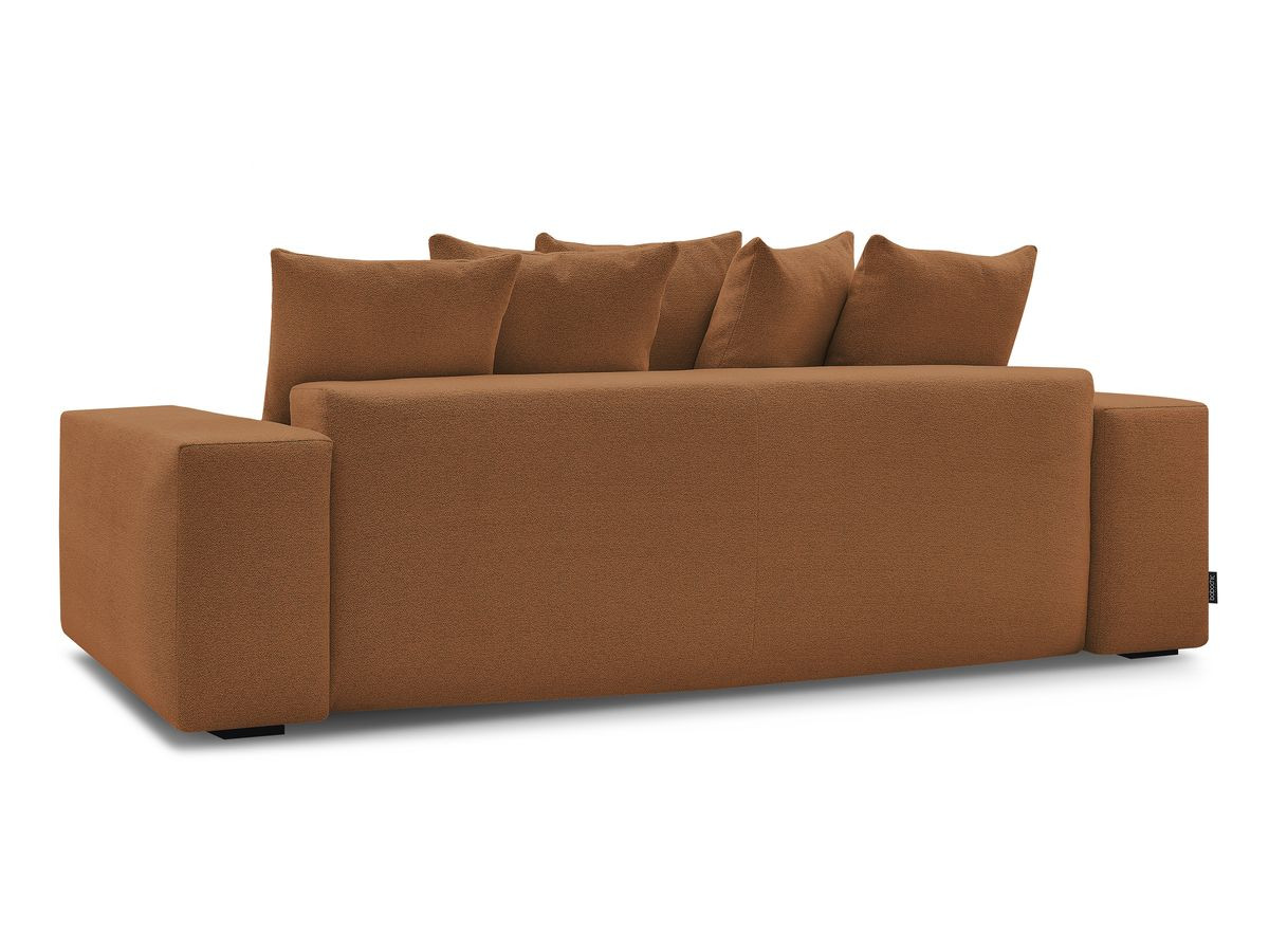 Canapé droit fixe 3 places VOLTAIRE tissu chiné
