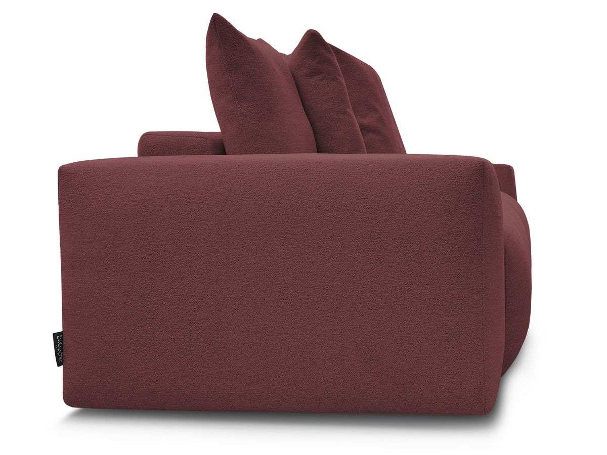 Canapé droit fixe 3 places VOLTAIRE tissu chiné