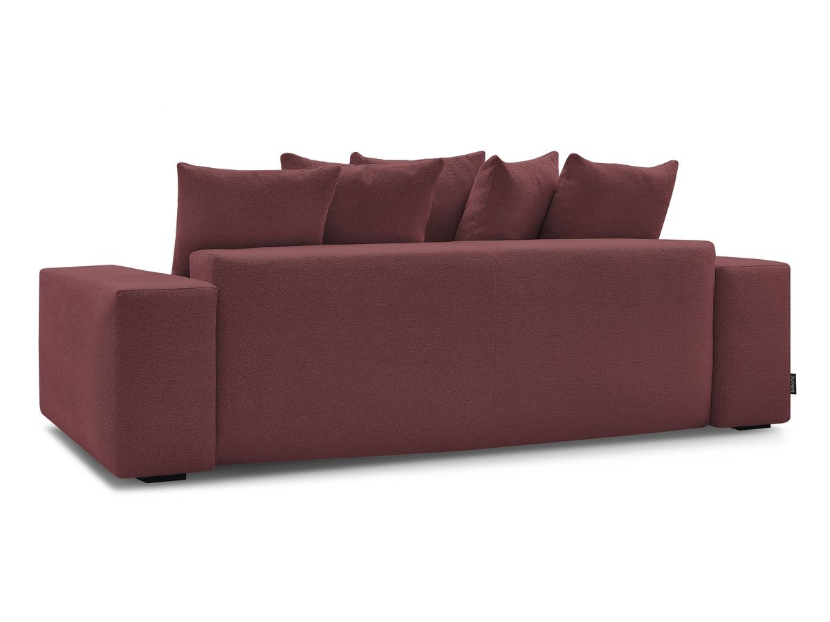Canapé droit fixe 3 places VOLTAIRE tissu chiné