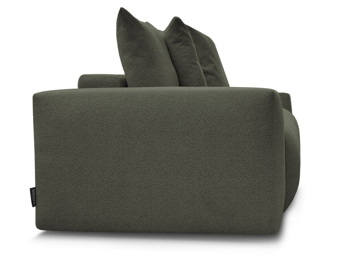 Canapé droit fixe 3 places VOLTAIRE tissu chiné